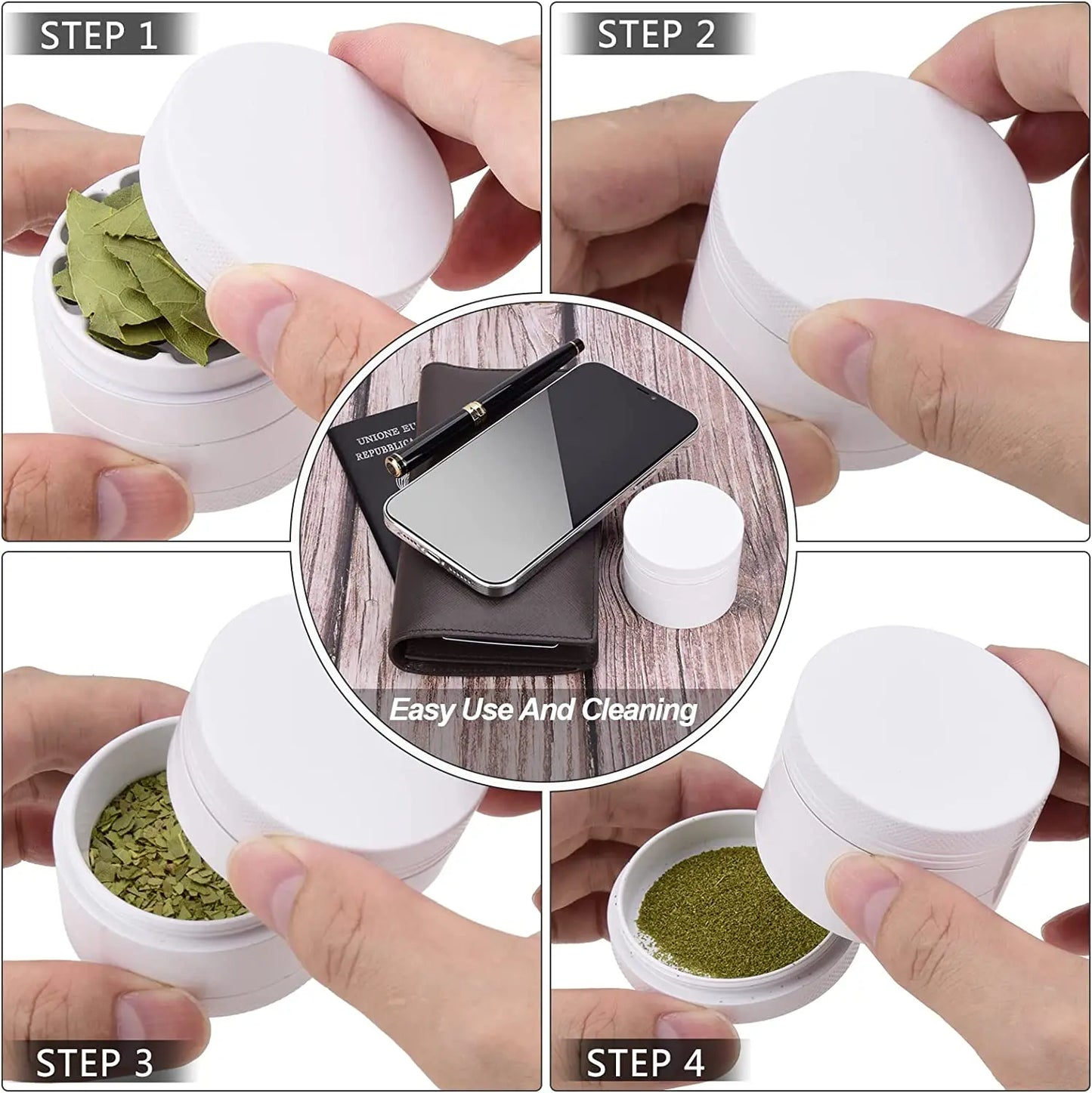 PuffChillin™ - Ceramic Coating Spice Grinder
