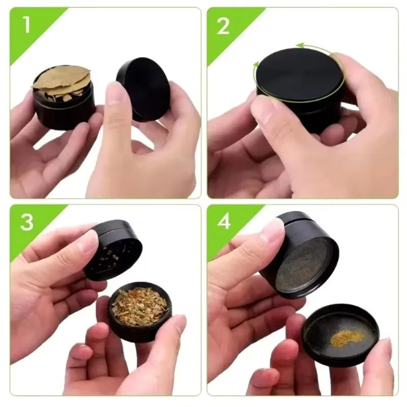 PuffChillin™ - 4 Layer Pink Dog Grinder Tobacco