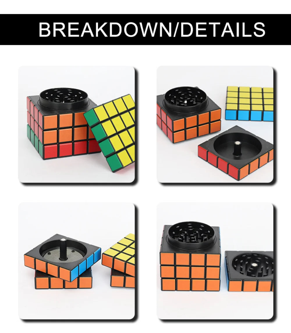PuffChillin™ - 4 Layers Rubik Cube Grinder