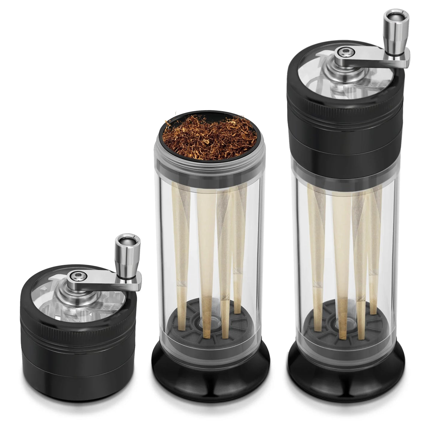 PuffChillin™ - 4 Layer Tobacco Grinder Crusher