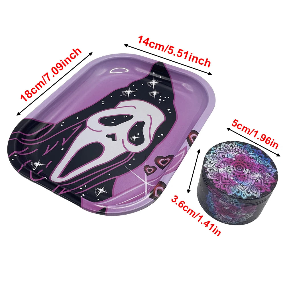 PuffChillin™ - Metal Rolling Maker Tray Kit