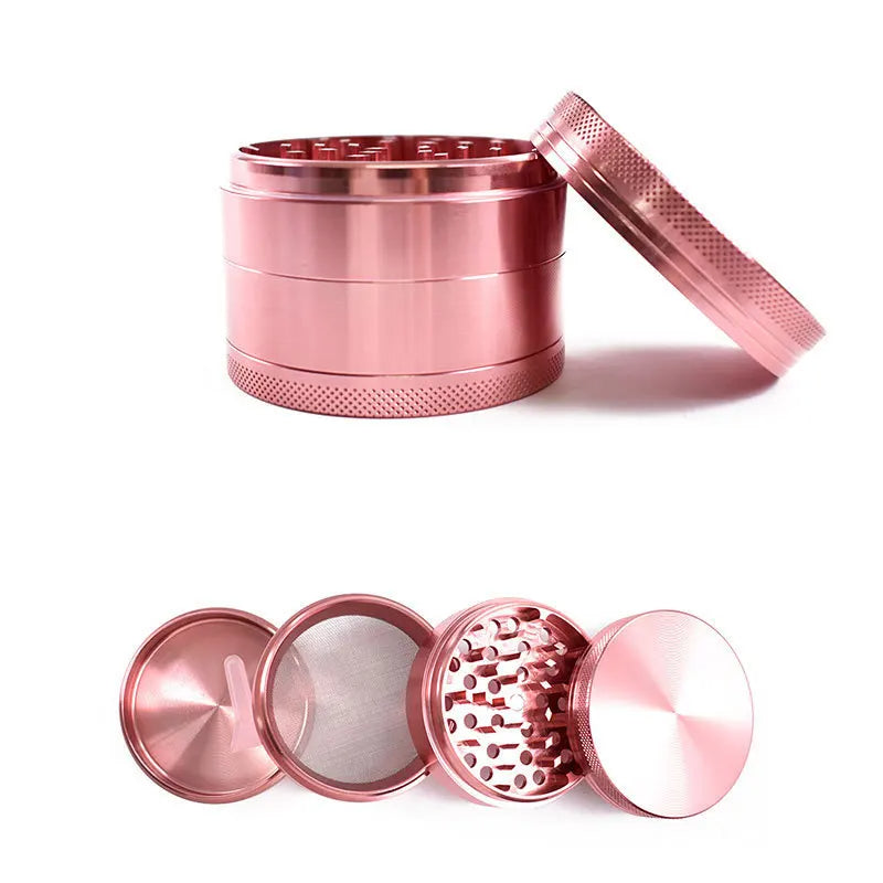 PuffChillin™ - 4 Layer Pink Tobacco Grinder