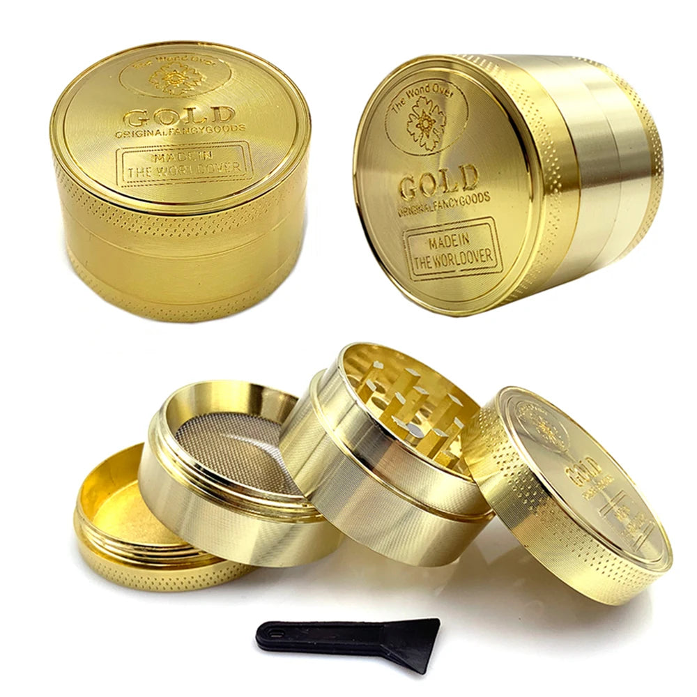 PuffChillin™ - 3 layer 4 Parts Gold Zinc Alloy