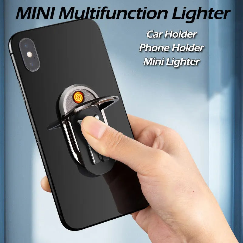 PuffChillin™ - 3IN1 Lighter Phone Holder