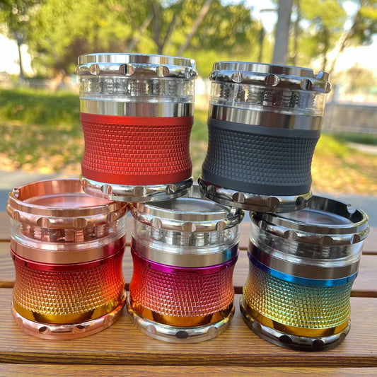 PuffChillin™ - 2In1 Grinder With Ashtray