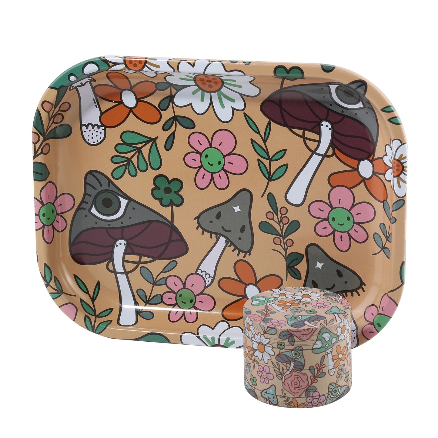 PuffChillin™ - Set Mushroom Grinder and Rolling