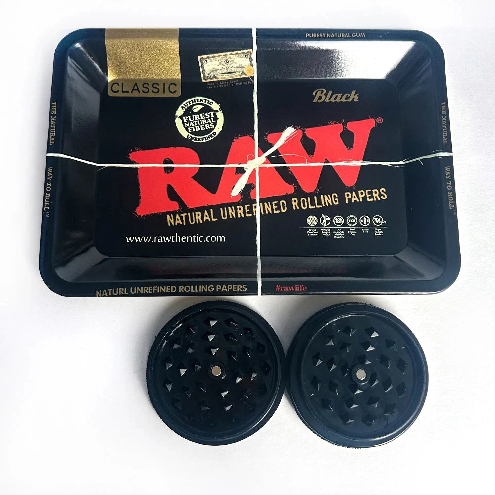 PuffChillin™ - Metal Tobacco Rolling Tray Set