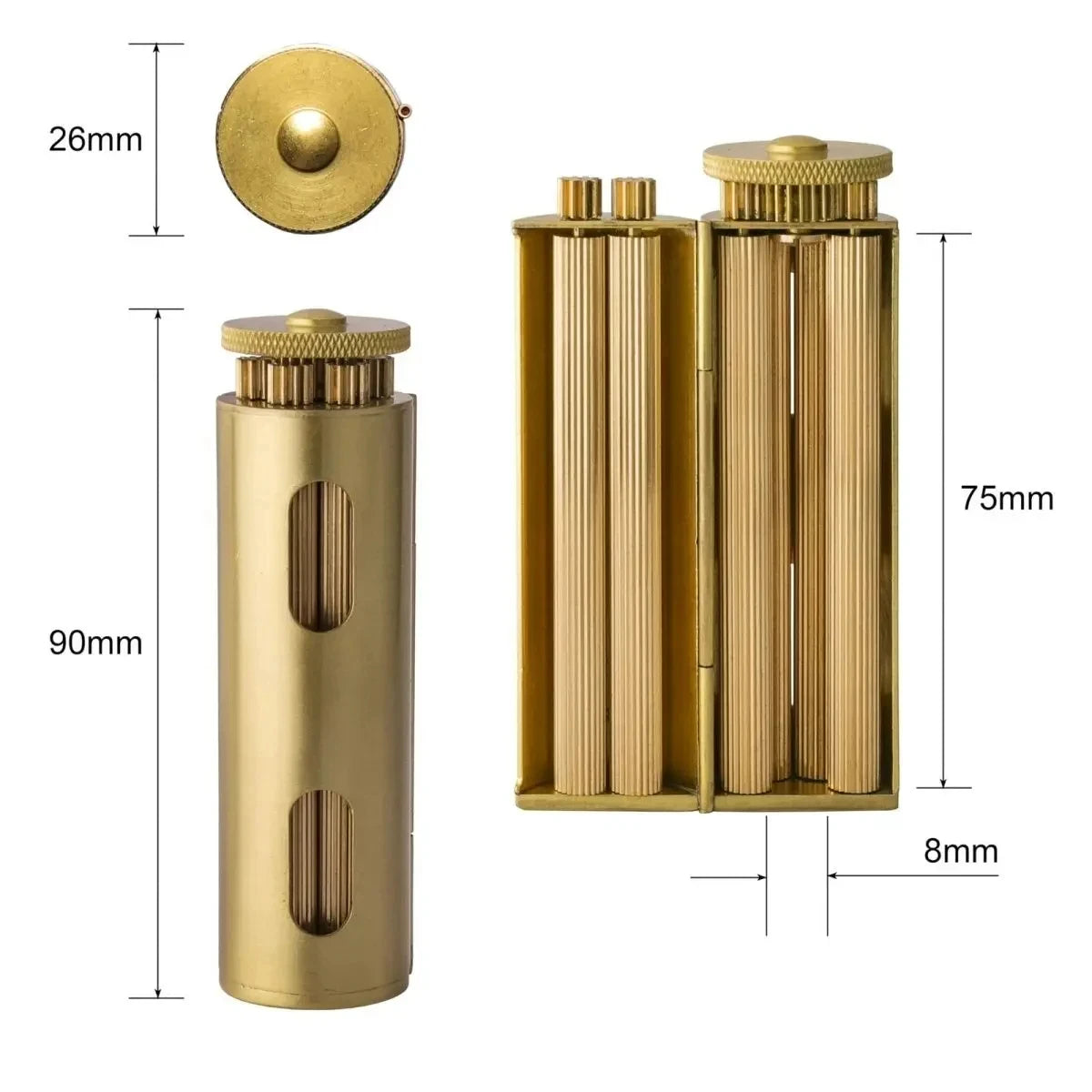 PuffChillin™ - Brass Herb Rolling Machine