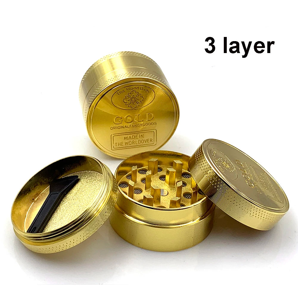 PuffChillin™ - 3 layer 4 Parts Gold Zinc Alloy