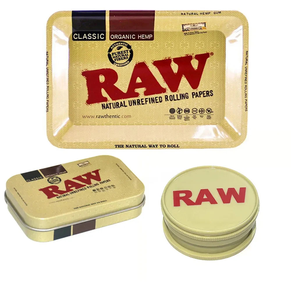 PuffChillin™ - Metal Tobacco Rolling Tray Set