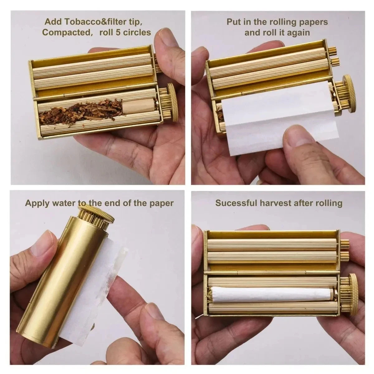 PuffChillin™ - Brass Herb Rolling Machine