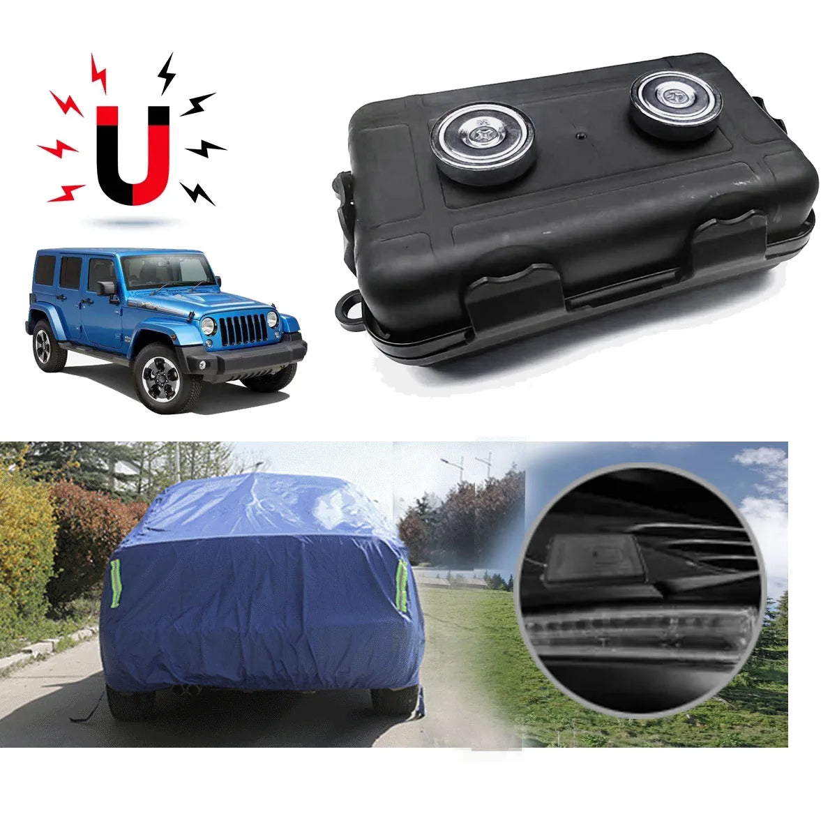 PuffChillin™ - Magnetic Key Holder Under car