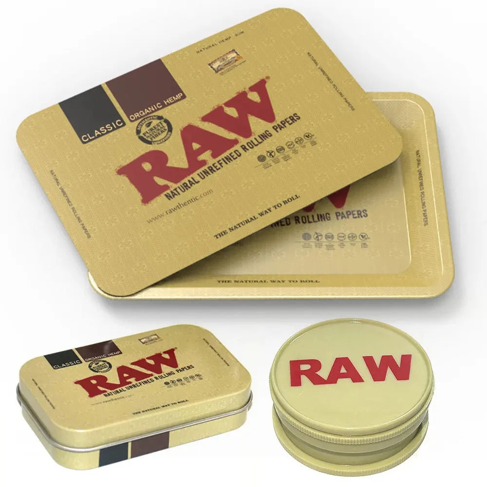 PuffChillin™ - Metal Tobacco Rolling Tray Set