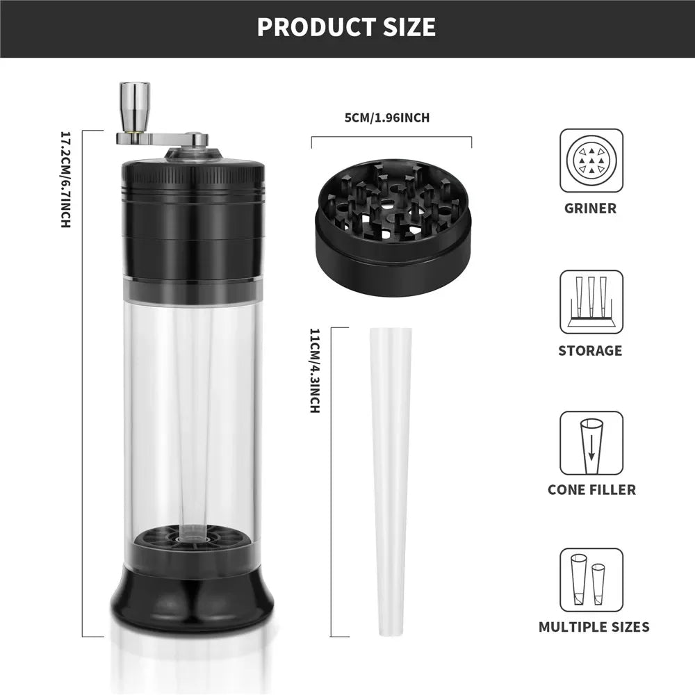 PuffChillin™ - 4 Layer Tobacco Grinder Crusher