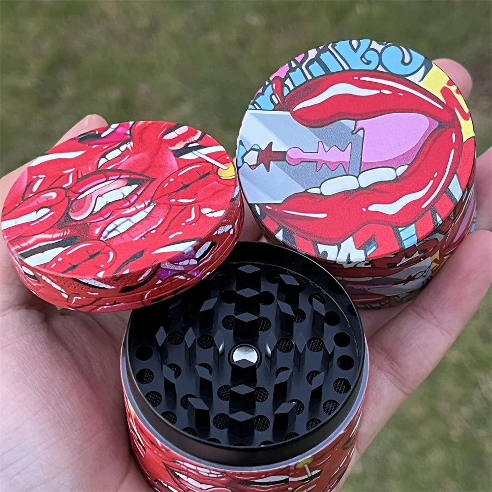 PuffChillin™ - Colorful 4 Layer Herb Grinder