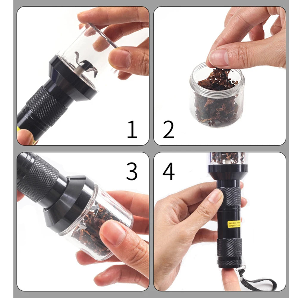 PuffChillin™ - Electric Herb Grinder Tobacco Crusher