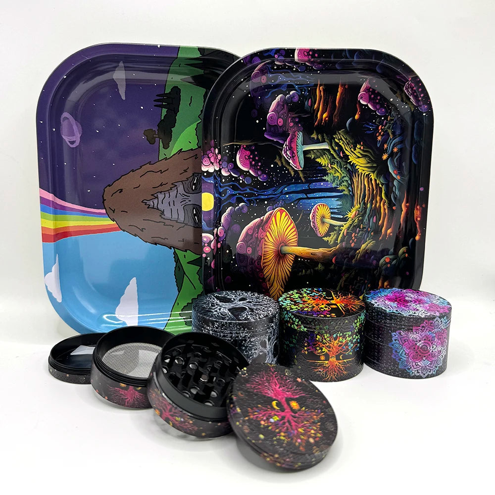 PuffChillin™ - Metal Rolling Maker Tray Kit