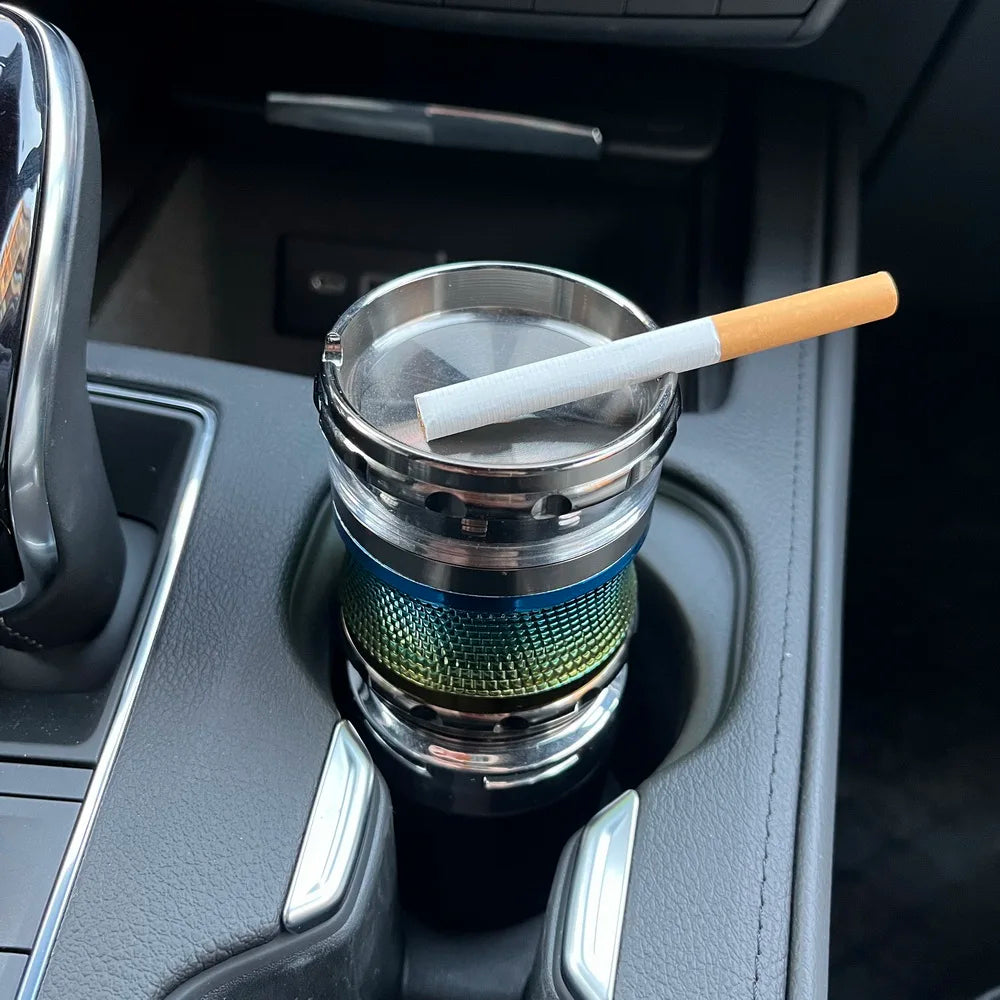 PuffChillin™ - 2In1 Grinder With Ashtray