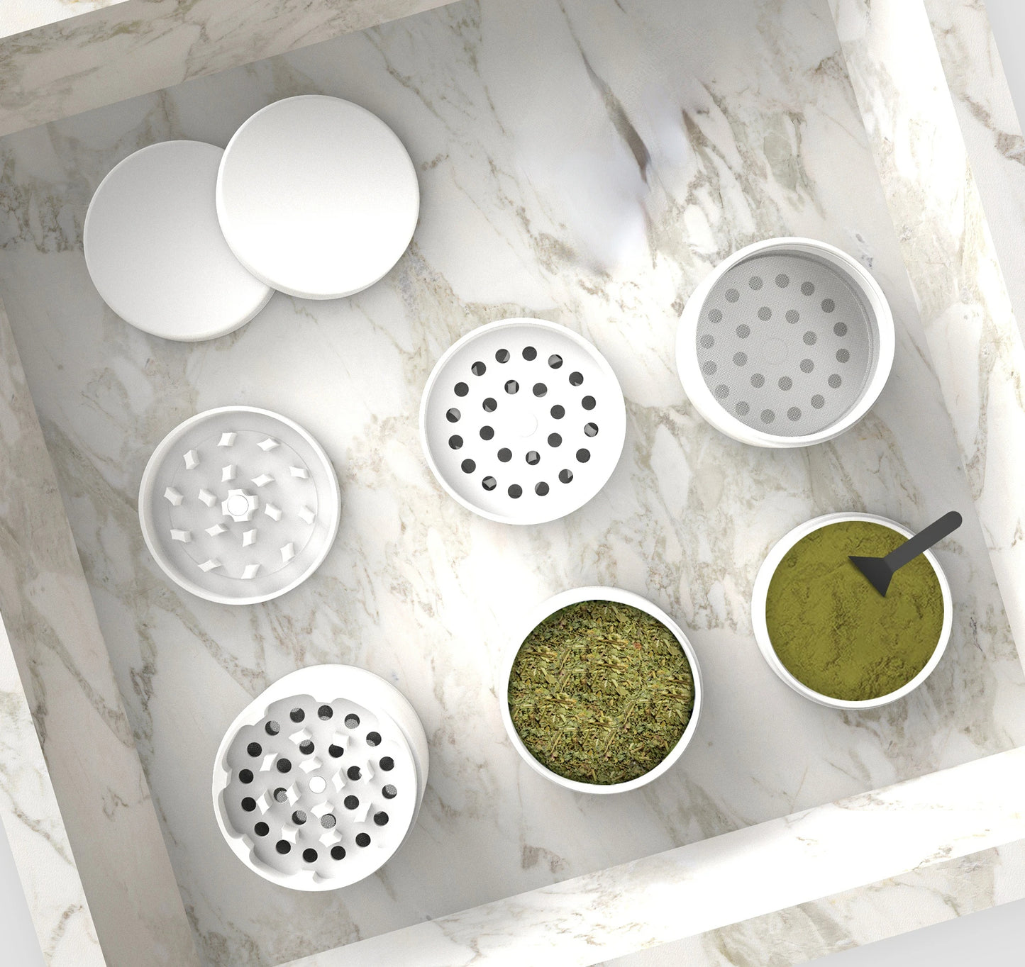 PuffChillin™ - Ceramic Coating Spice Grinder