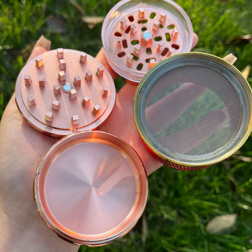 PuffChillin™ - 2In1 Grinder With Ashtray