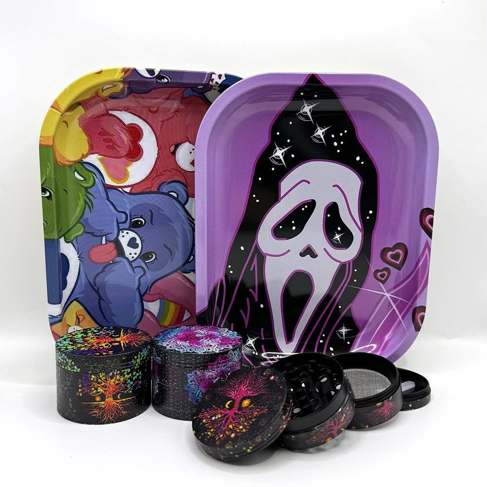 PuffChillin™ - Metal Rolling Maker Tray Kit