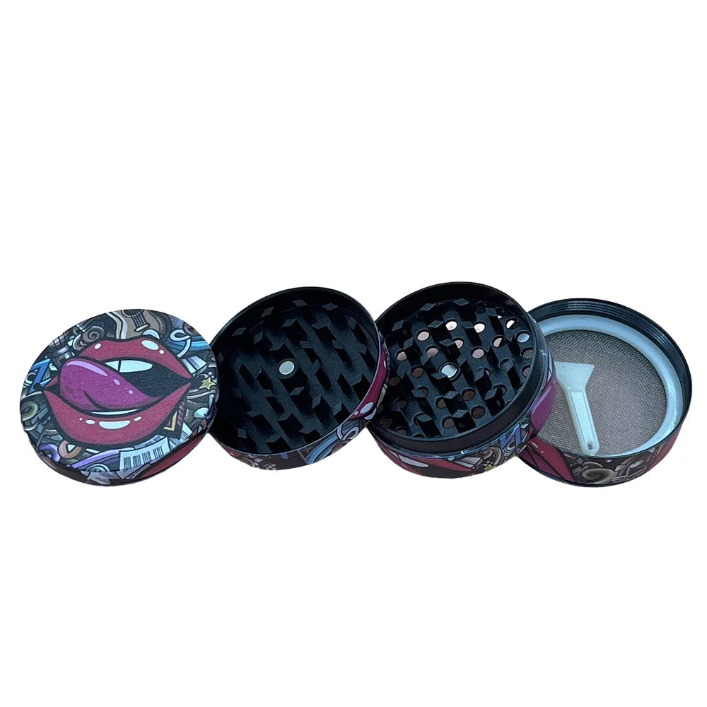 PuffChillin™ - Colorful 4 Layer Herb Grinder