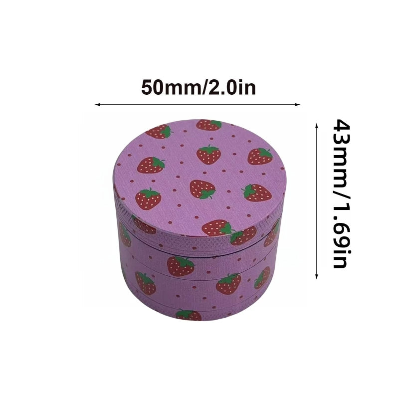 PuffChillin™ - Cute Pink Manual Herb Grinder