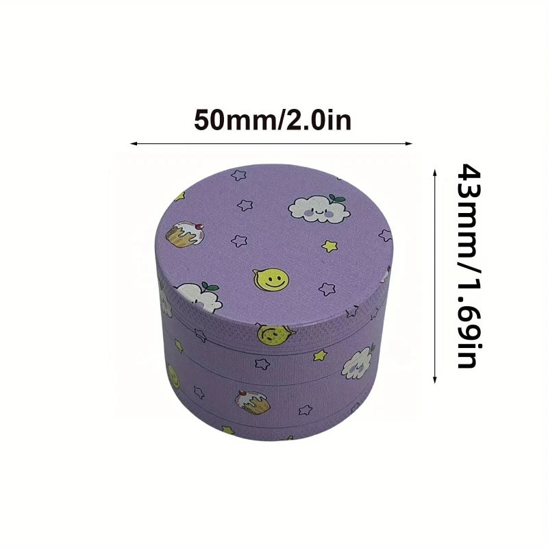 PuffChillin™ - Cute Pink Manual Herb Grinder