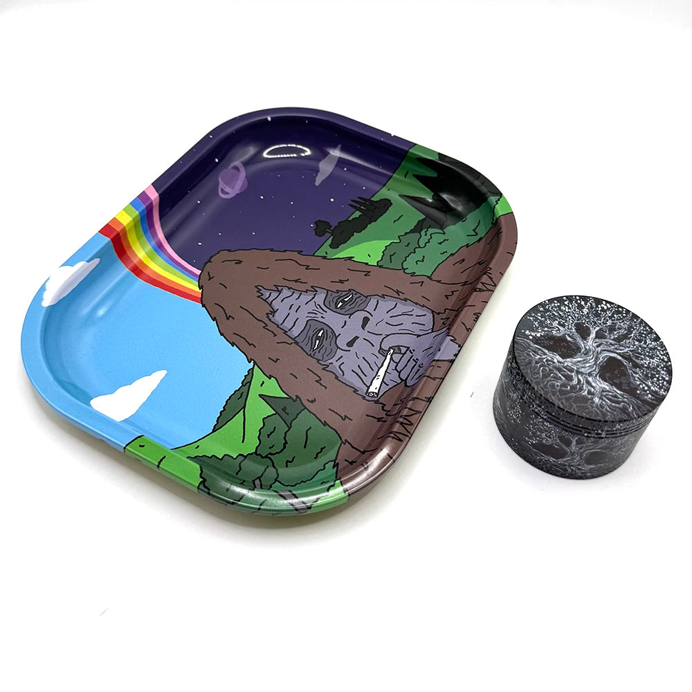 PuffChillin™ - Metal Rolling Maker Tray Kit