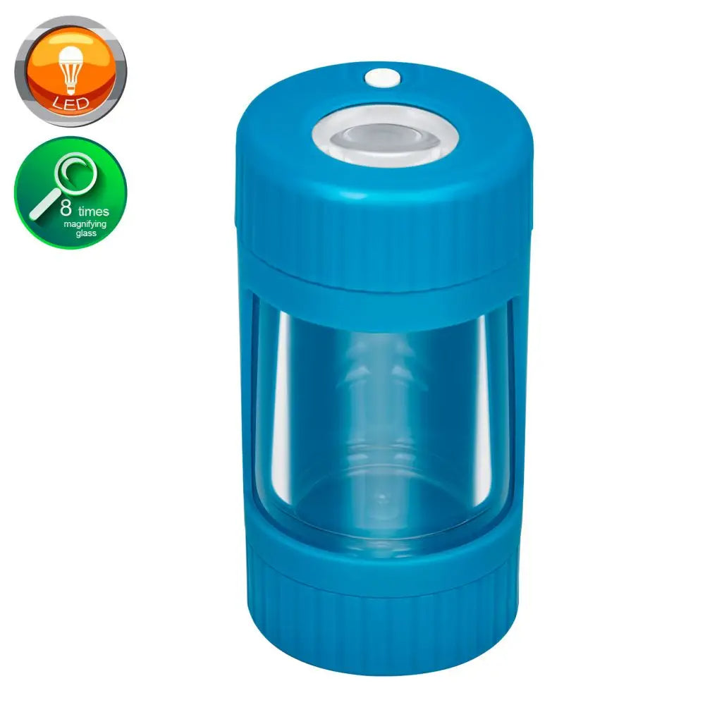 PuffChillin™ - 4In1 LED Tobacco Storage Jar with Grinder