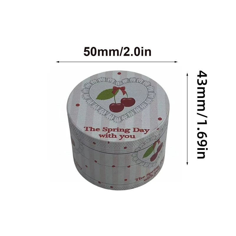 PuffChillin™ - Cute Pink Manual Herb Grinder