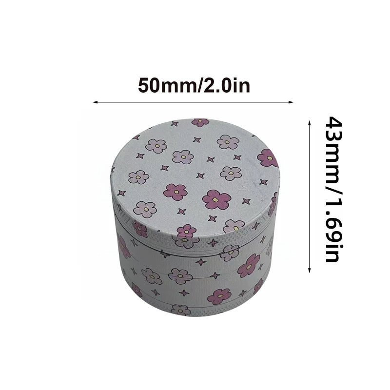 PuffChillin™ - Cute Pink Manual Herb Grinder