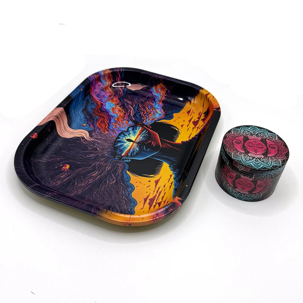 PuffChillin™ - Metal Rolling Maker Tray Kit
