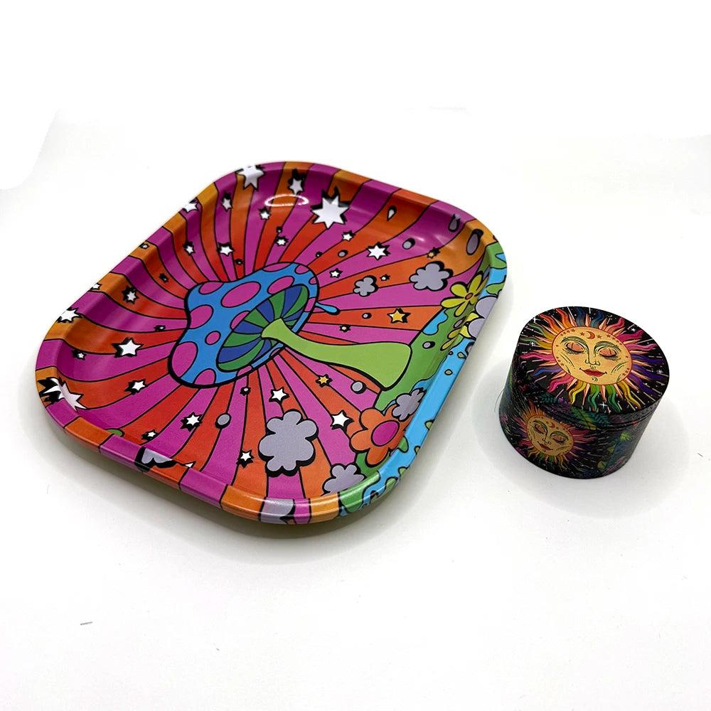 PuffChillin™ - Metal Rolling Maker Tray Kit