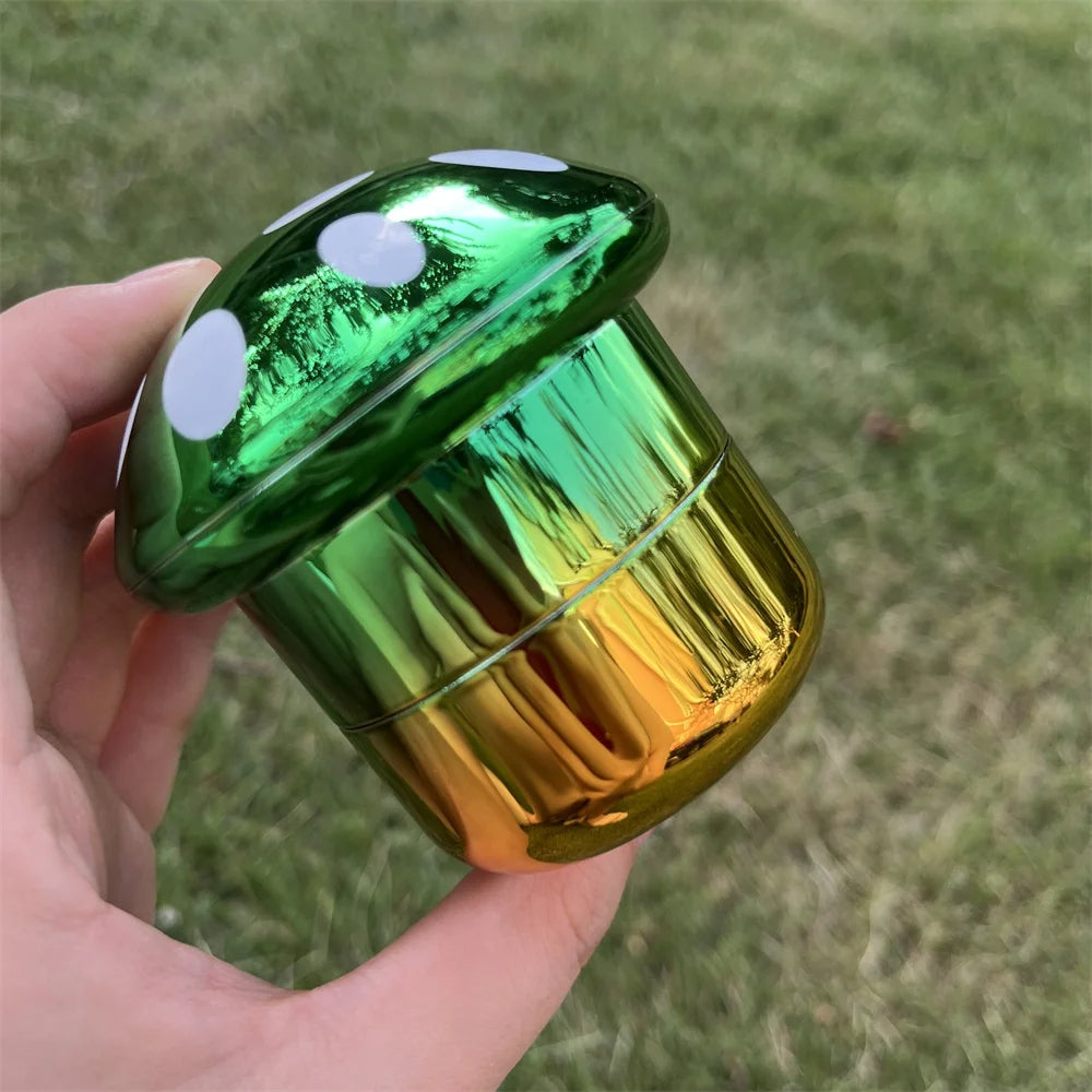 PuffChillin™ - 4 Layer Mushroom Shaped Herb Grinder