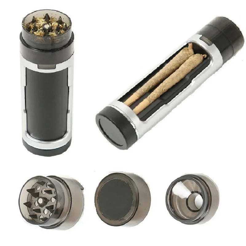 PuffChillin™ - V2 Tobacco Grinder 3in1
