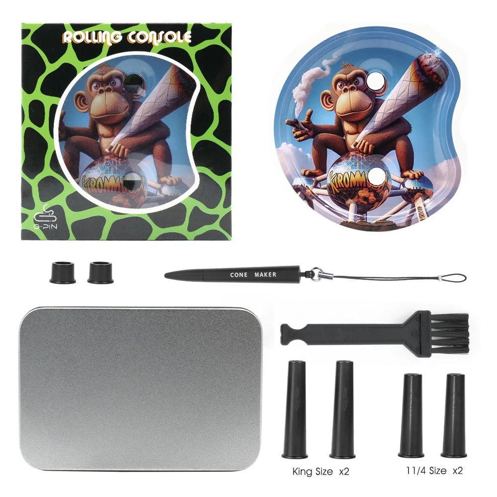 PuffChillin™ - Set Metal Rolling Tray V2