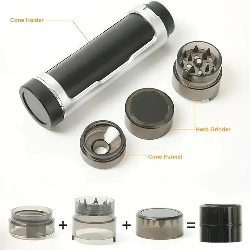 PuffChillin™ - V2 Tobacco Grinder 3in1