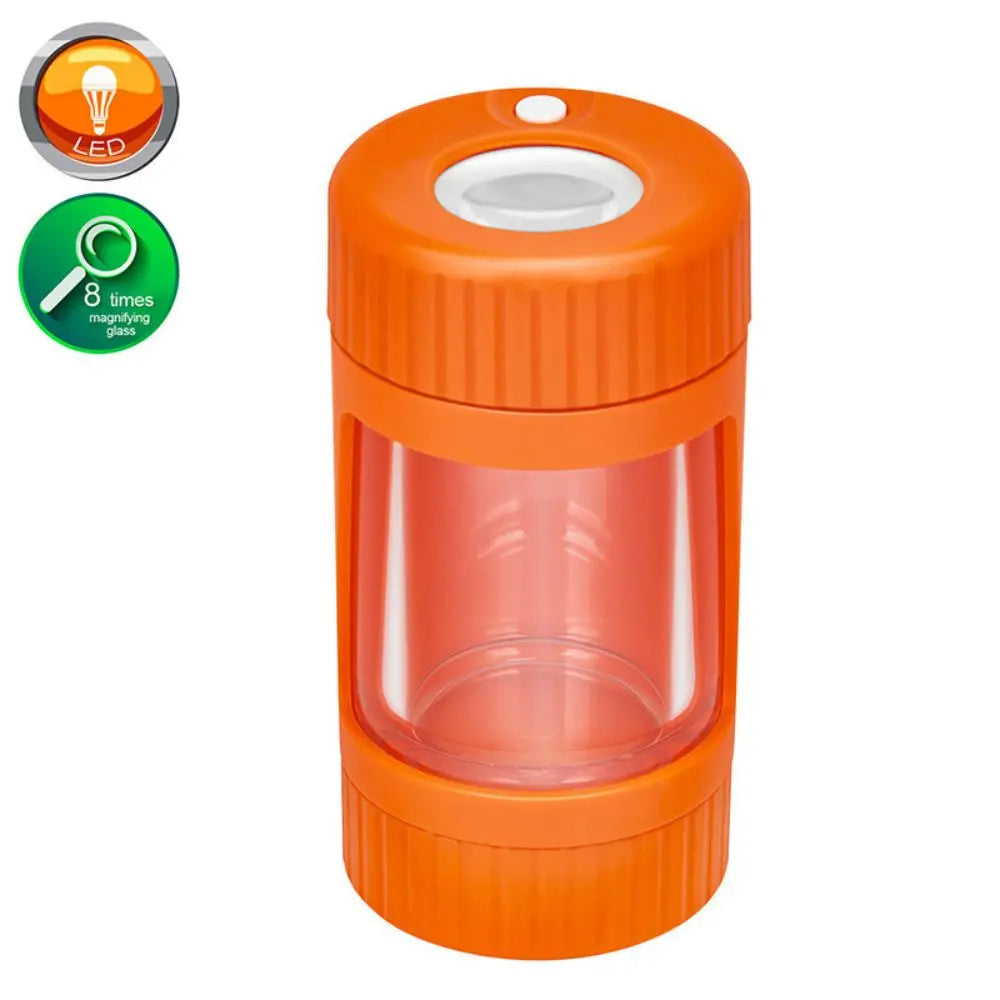 PuffChillin™ - 4In1 LED Tobacco Storage Jar with Grinder