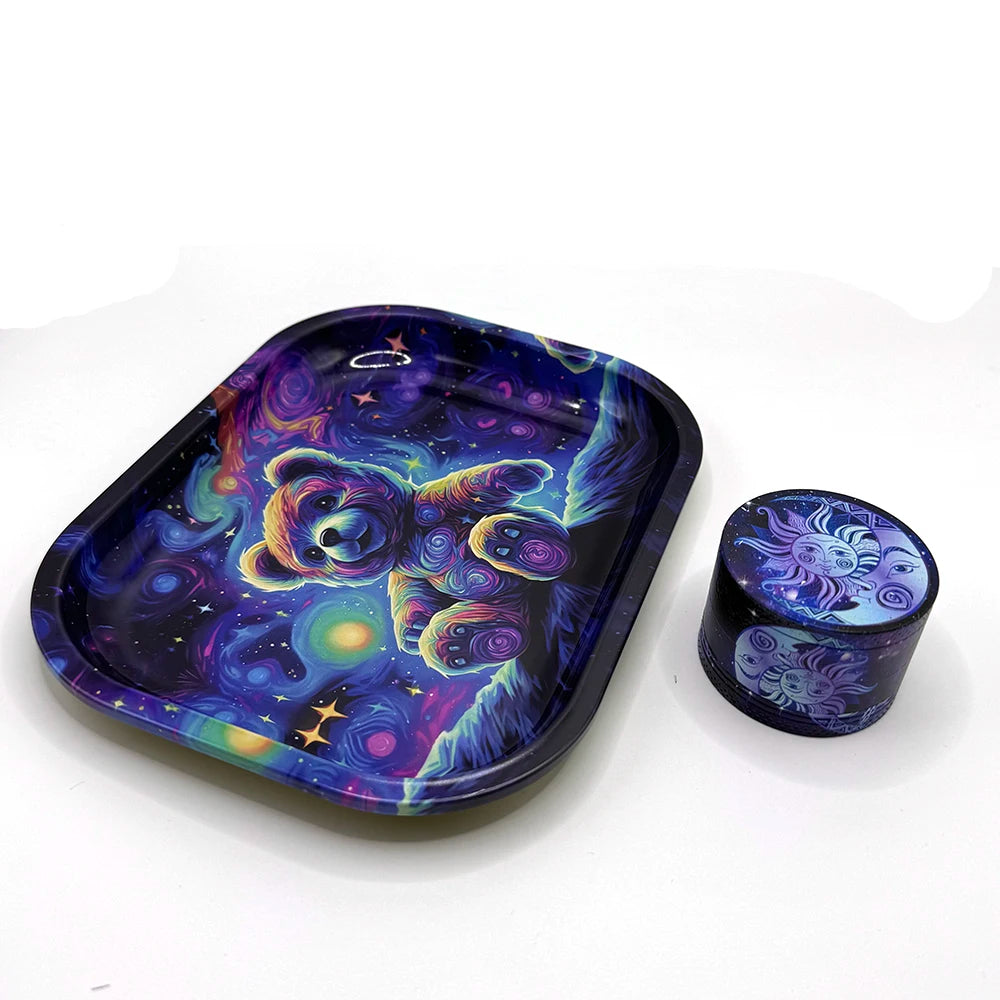 PuffChillin™ - Metal Rolling Maker Tray Kit