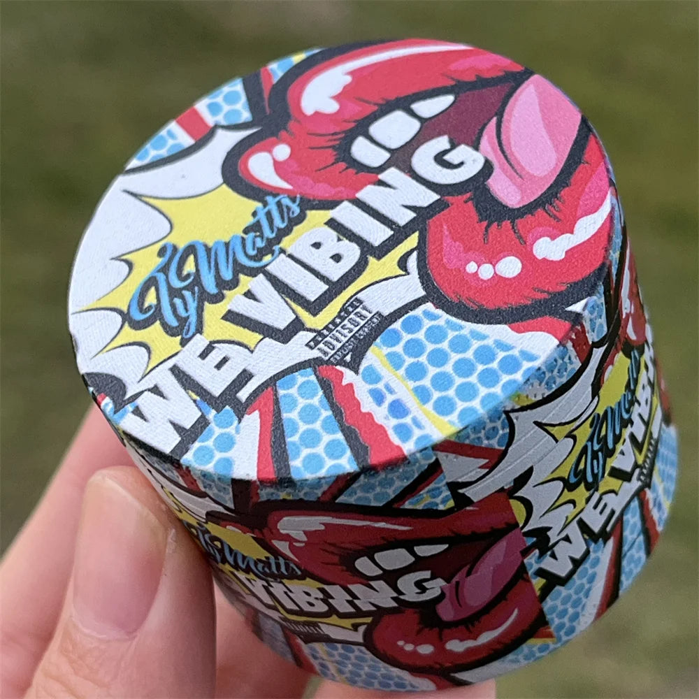 PuffChillin™ - Colorful 4 Layer Herb Grinder