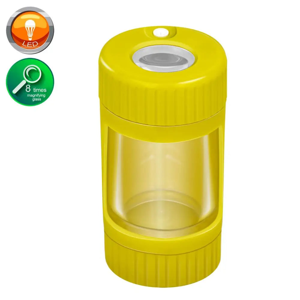 PuffChillin™ - 4In1 LED Tobacco Storage Jar with Grinder
