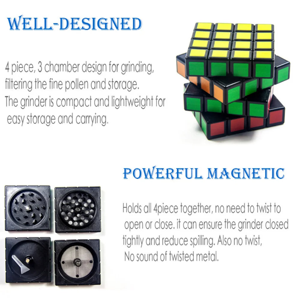 PuffChillin™ - 4 Layers Rubik Cube Grinder