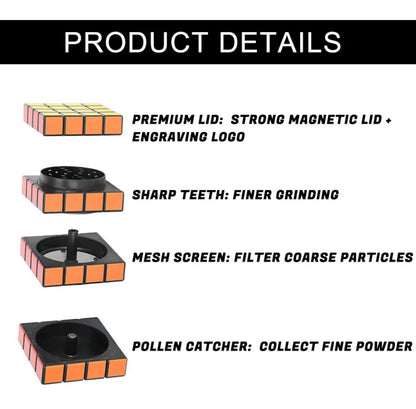 PuffChillin™ - 4 Layers Rubik Cube Grinder