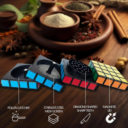 PuffChillin™ - 4 Layers Rubik Cube Grinder