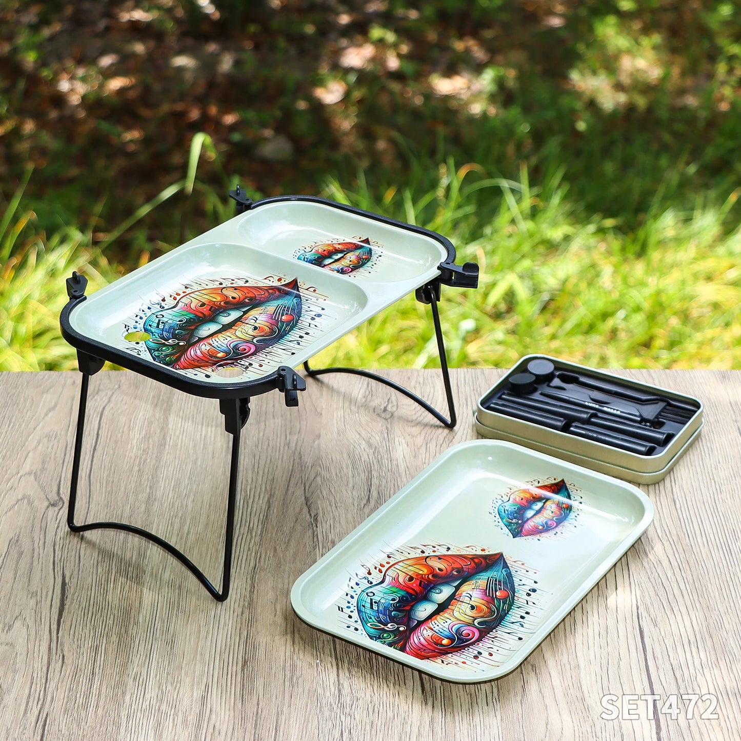 PuffChillin™ - Cigarette Rolling Tray Set