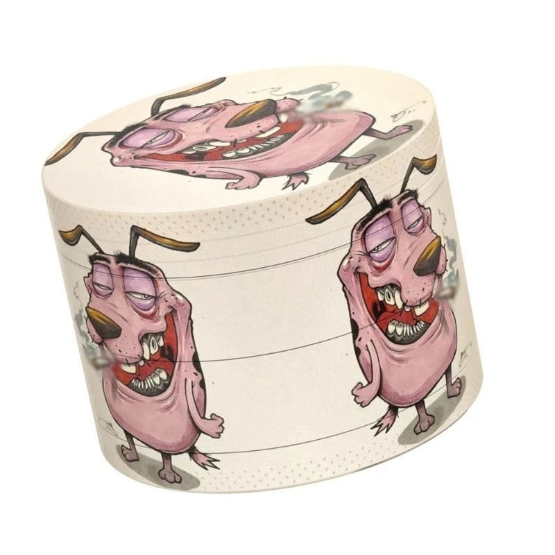 PuffChillin™ - 4 Layer Pink Dog Grinder Tobacco