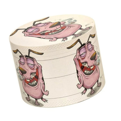 PuffChillin™ - 4 Layer Pink Dog Grinder Tobacco